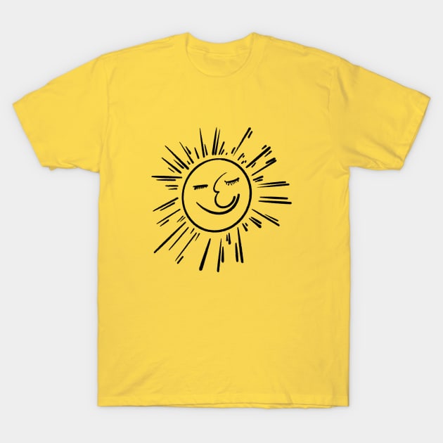 Sunshine and Moonlight T-Shirt by iliketeasdesigns